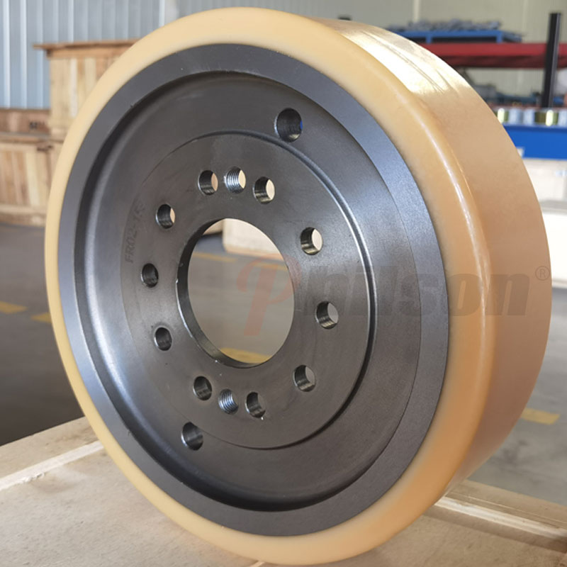 单轨吊驱动轮包胶加工